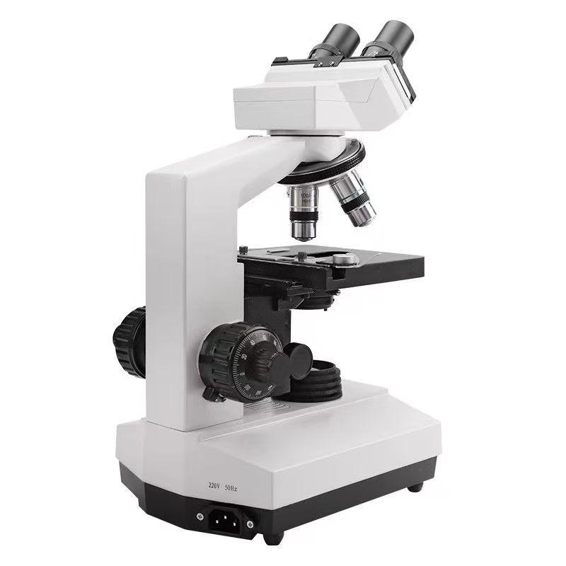 Medical Lab Microscope - 医療研究所用光学双眼顕微鏡 4倍 10倍 40倍 犬の研究用（病院・教育用）再利用可能機能付き