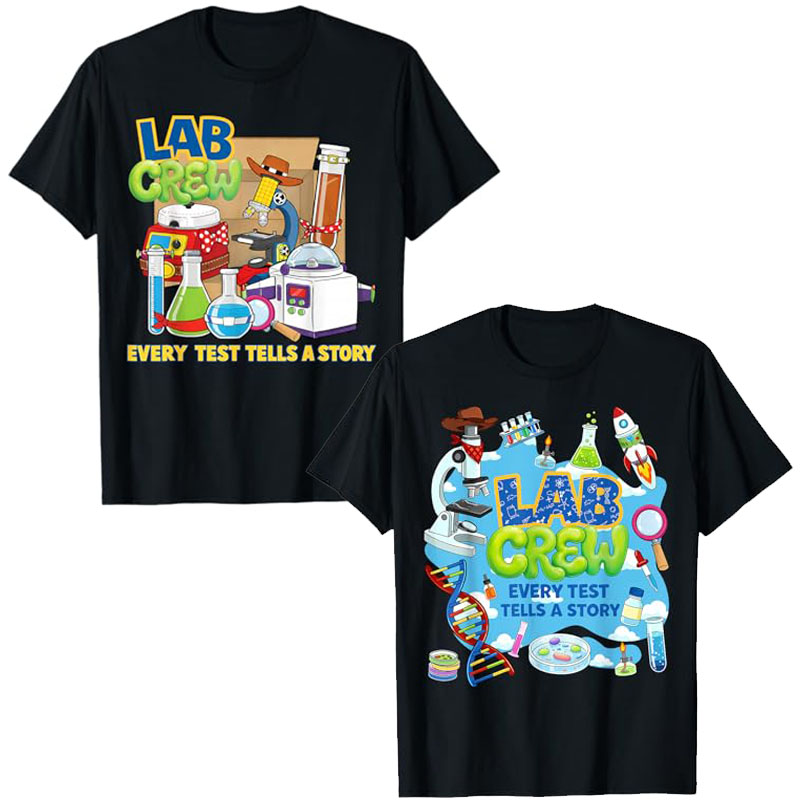 Medical Lab Assistant - ラボクルー面白い研究室チーム医療助手ラボウィークTシャツY2k研究室科学者ボーイズファッション服技術者Tシャツ
