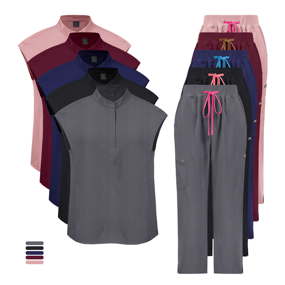 Medical Lab Uniform - 医療服女性病院スクラブセット手術室看護作業服医師看護師外科アクセサリー歯科制服