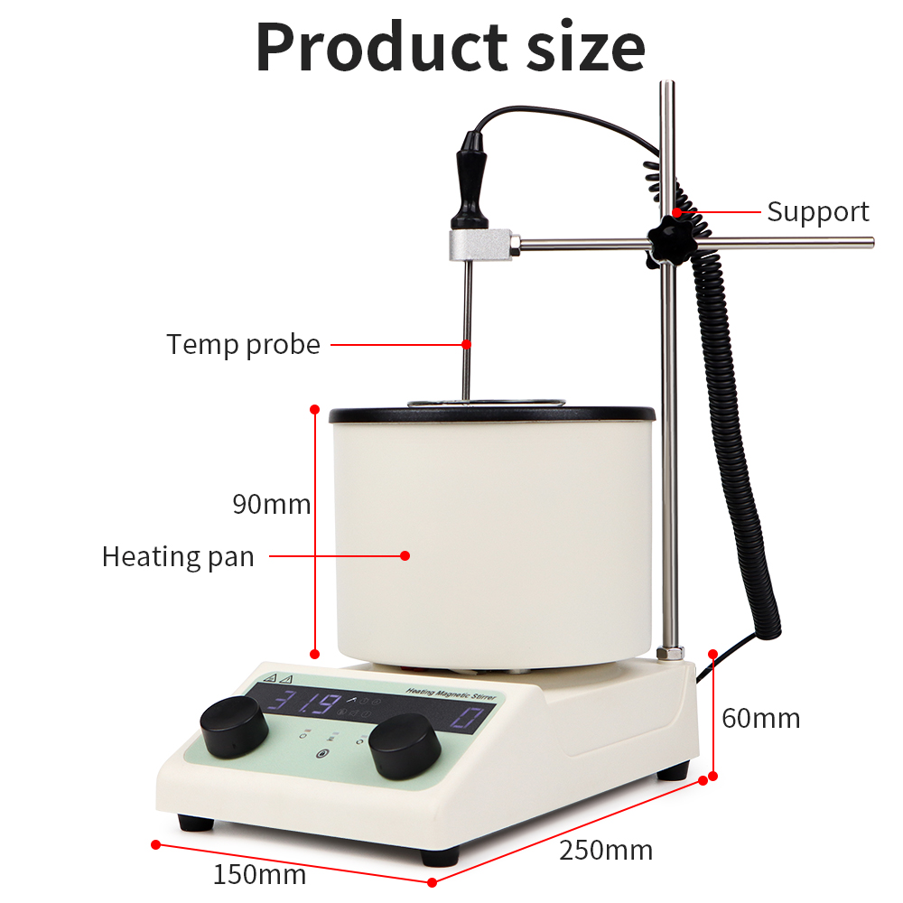 実験室用機器 1リットル マグネティックスターラーミキサー  - Water Bath Laboratory のレビューと価格
