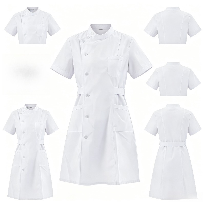 半袖医療作業服、病院女性用歯科クリニック医療服、隔離服、実験 - Medical Lab Hospital のレビューと価格