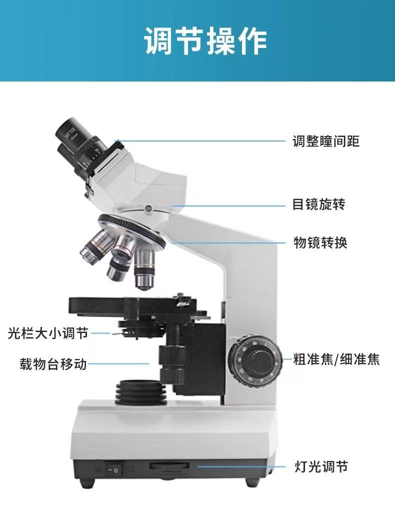 医療研究所用光学双眼顕微鏡 4倍 10倍 40倍 犬の研究用 - Medical Lab Microscope のレビューと価格