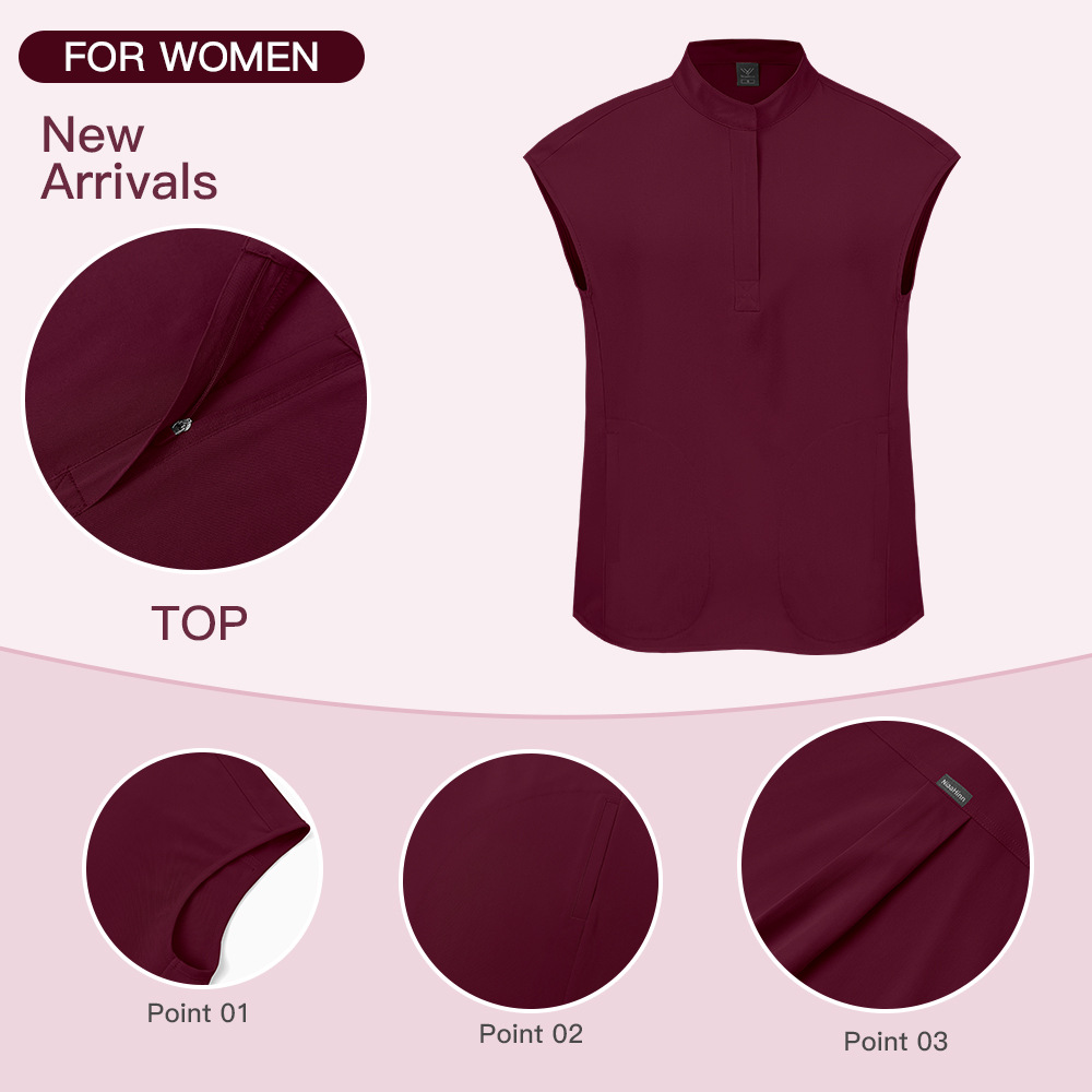 医療服女性病院スクラブセット手術室看護作業服医師看護師外科ア - Medical Lab Uniform のレビューと価格